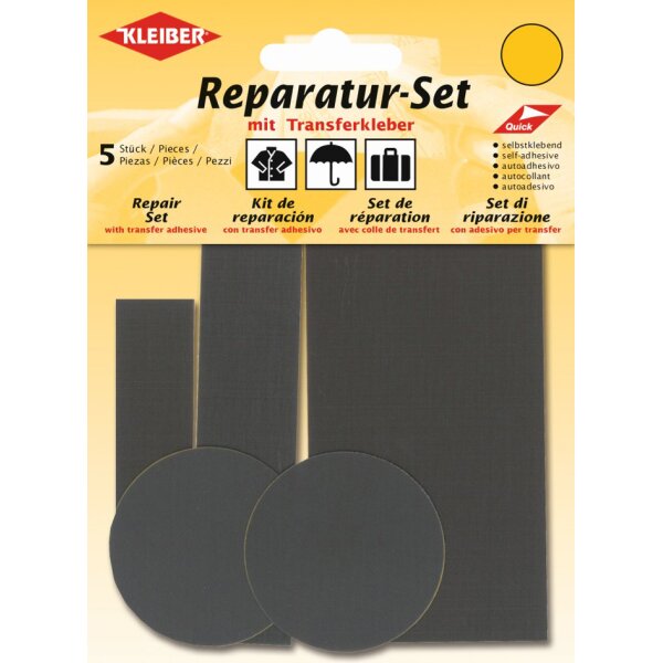KLEIBER Flicken-Reparatur-Set, grau