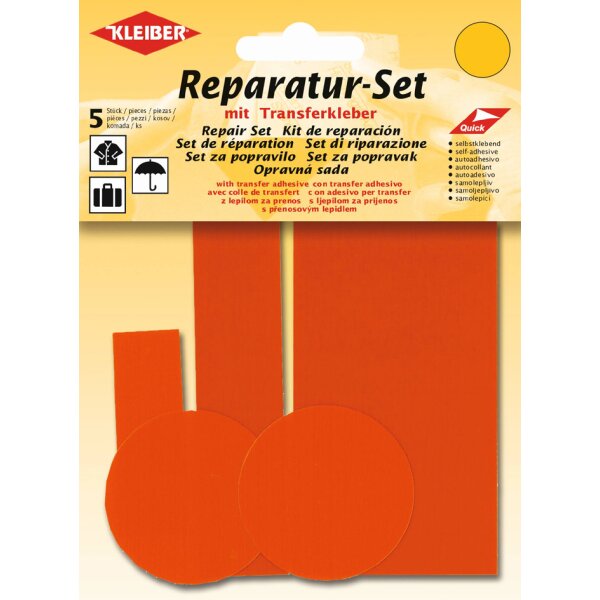 KLEIBER Flicken-Reparatur-Set, grau