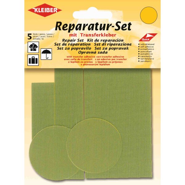 KLEIBER Flicken-Reparatur-Set, grau