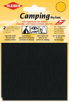 KLEIBER Camping-Flicken, Nylon, selbstklebend, schwarz