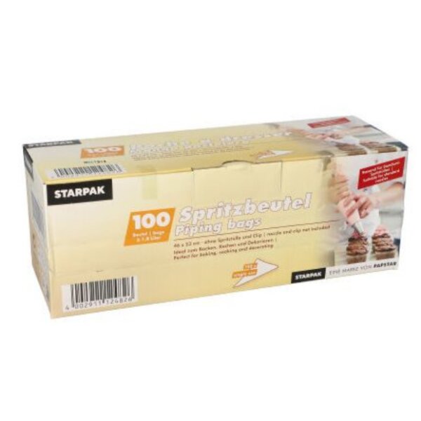 STARPAK Poche &agrave; dresser en PEBD, transparent, 2,6 l