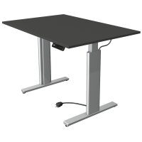 kerkmann Table de bureau assis-debout Move 3 tube,anthracite
