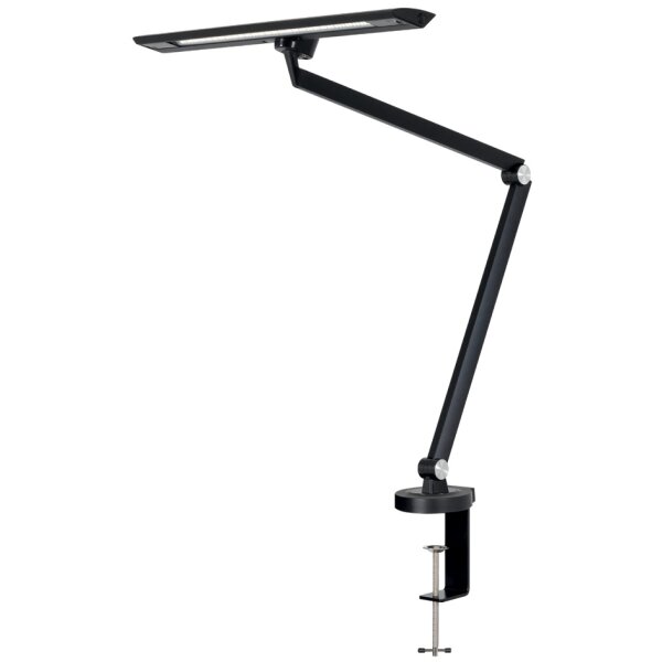 Hansa LED-Tischleuchte "Zirkon", mit Tischklemme, schwarz