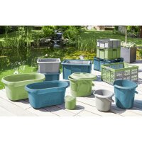 keeeper Aufbewahrungsbox "emil eco", 24 Liter, blau