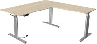 kerkmann Table de bureau assis-debout Move 3 tube,...