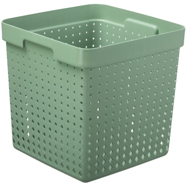NHG Bac de rangement SEOUL BASKET XL, PP, noir