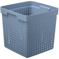 NHG Bac de rangement SEOUL BASKET XL, PP, noir