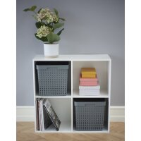 NHG Bac de rangement SEOUL BASKET XL, PP, noir