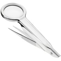 FIRST AID ONLY Lupenpinzette, silber