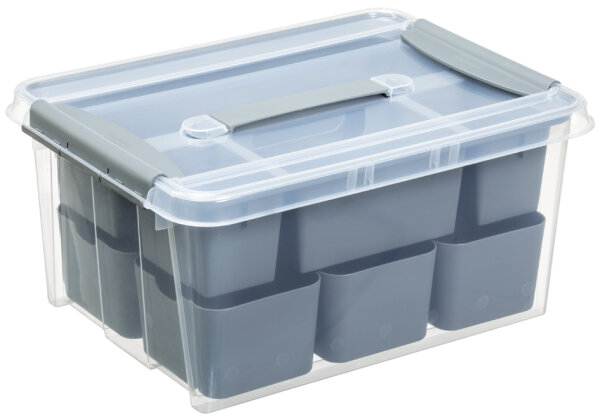 plast team Bac de rangement PROBOX DIY, 14 litres