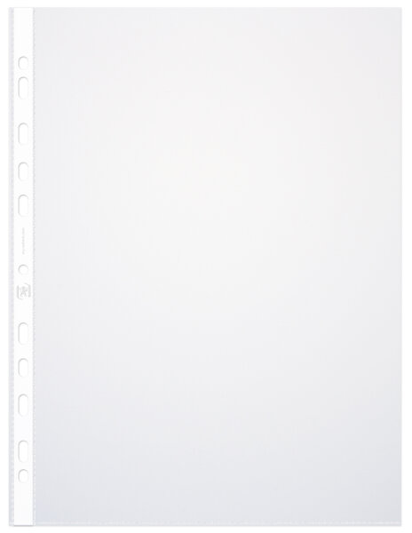 Oxford Pochette perforée Standard, A4, PP, transparent
