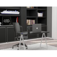 PAPERFLOW Schreibtisch easyHome LV9, weiss buche