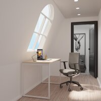PAPERFLOW Schreibtisch easyHome LV12, weiss eiche