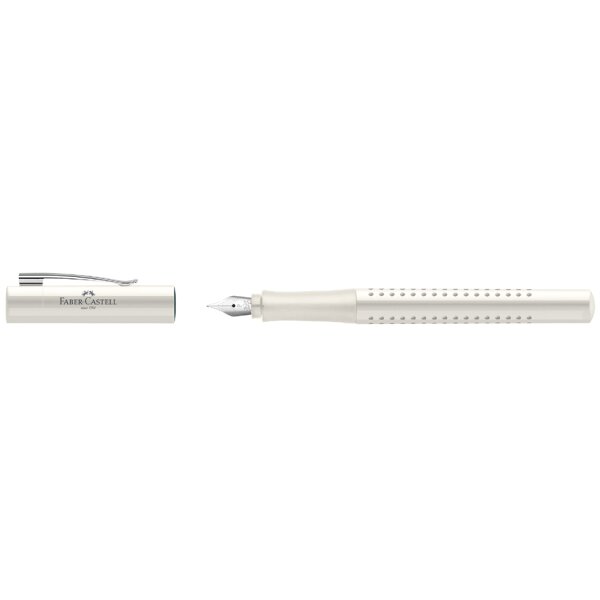 FABER-CASTELL Stylo plume GRIP 2010 Harmony, F, blanc