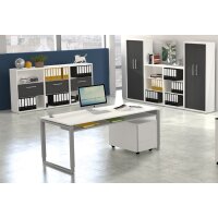 kerkmann Bureau ARCHITEKT, (L)1.800 mm, blanc