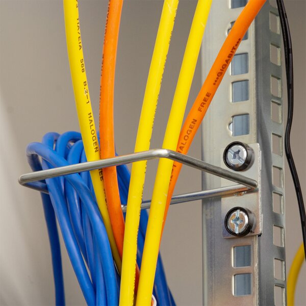 LogiLink Kabelführungsbügel, Stahl, 140 x 100 mm, verzinkt