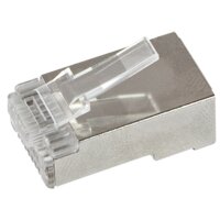 LogiLink Set de connecteurs RJ45, cat.6, blindés