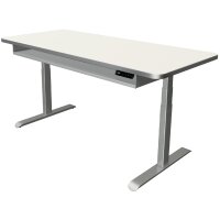 kerkmann Table de bureau assis-debout Move 4 Premium, blanc
