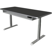 kerkmann Sitz-Steh-Schreibtisch Move 4 Premium, lichtgrau