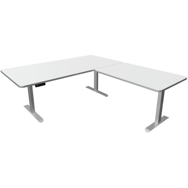 kerkmann Table de bureau assis-debout Move 3 Premium, gris