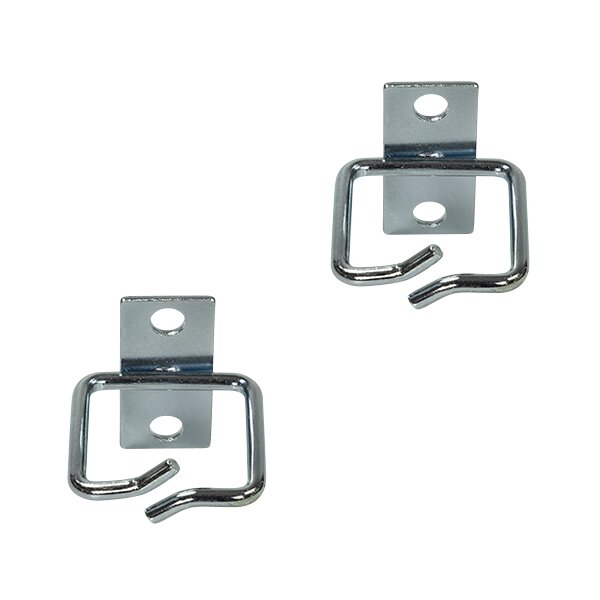 LogiLink Kabelf&uuml;hrungsb&uuml;gel-Set, Stahl, 40 x 40 mm, verzinkt