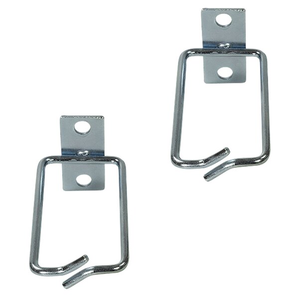 LogiLink Kabelf&uuml;hrungsb&uuml;gel-Set, Stahl, 40 x 40 mm, verzinkt