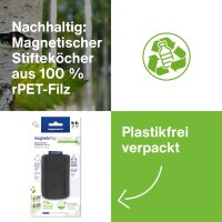 magnetoplan Stifteköcher magnetoTray, small, rot