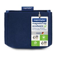 magnetoplan Pot à crayons magnetoTray, moyen, bleu