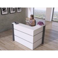 kerkmann Comptoir en L BARI, (L)1.500 x (P)950 mm,anthracite