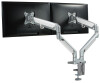LogiLink Bras support pour deux écrans, aluminium, argent