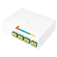 DIGITUS Boîtier vide FTTX pour 4 x couplages SC SX