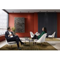 PAPERFLOW Table dappoint MEET, (L)750 x (P)500 mm, noir