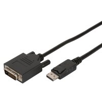 DIGITUS Câble adaptateur, DisplayPort - DVI-D, 2,0...