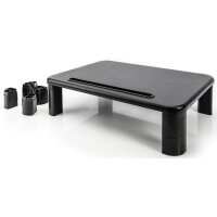 DIGITUS Réhausseur décran, noir