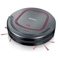 SEVERIN Aspirateur robot Chill RB 7025, noir/rouge