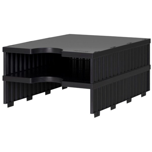 styro Unité dextension styrodoc uno, 2 compartiments, noir/