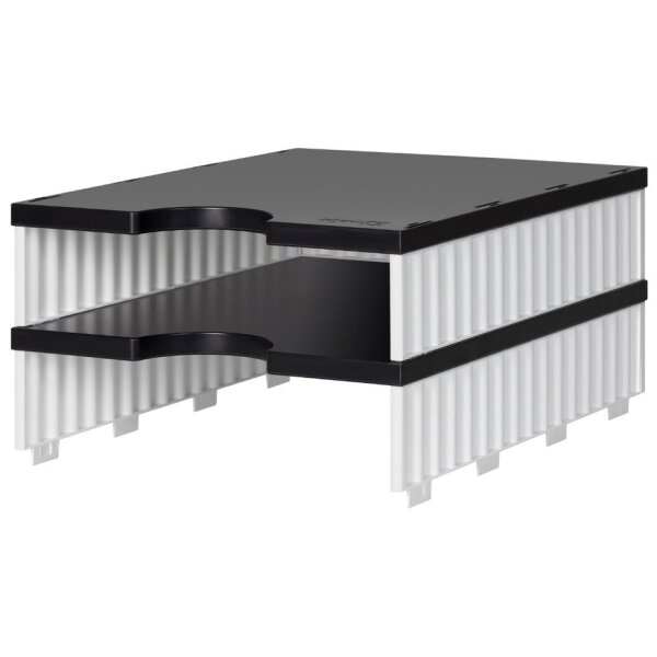 styro Unité dextension styrodoc uno, 2 compartiments, noir/