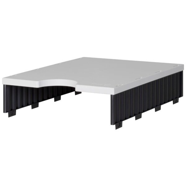 styro Unité dextension styrodoc uno, 2 compartiments, noir/