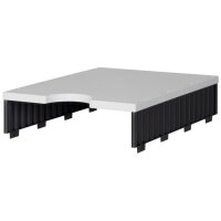 styro Unité dextension styrodoc uno, 2 compartiments, noir/