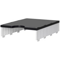 styro Unité dextension styrodoc uno, 2 compartiments, noir/