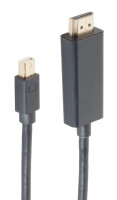 shiverpeaks BASIC-S Mini DisplayPort - HDMI 1.4 Kabel, 2,0 m