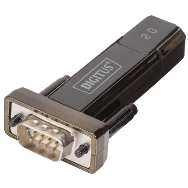 DIGITUS Adaptateur série USB 2.0, câble USB-A incl.