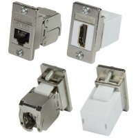 LogiLink Support de montage pour modules Keystone,zinc...