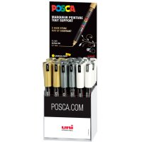 POSCA Marqueur à pigment PC-1MR, présentoir...