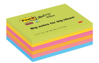 Post-it Super Sticky Meeting Notes, 152 x 101 mm, sortiert