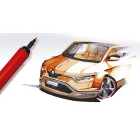 Clairefontaine Layoutblock, DIN A4, blanko, 75 g qm, weiss