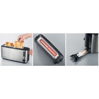SEVERIN Grille-pain à fente longue AT 2515, inox /...