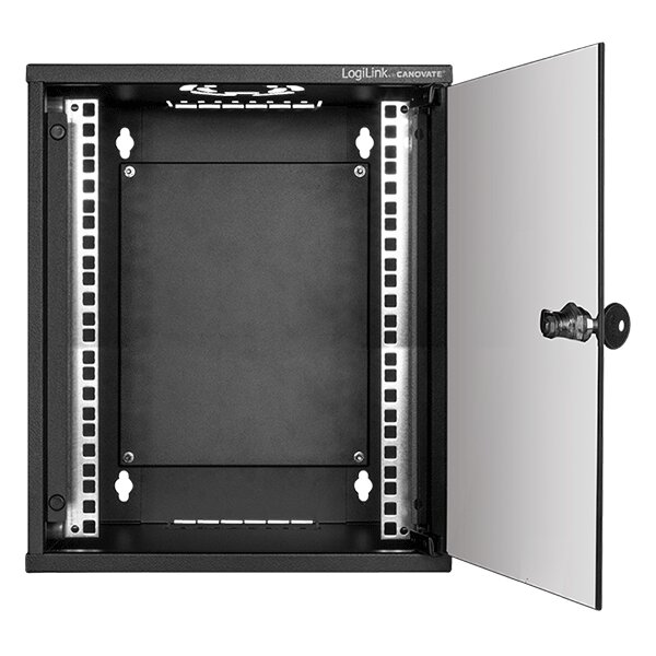LogiLink Coffret mural 10 SoHo, monté, 6U, gris
