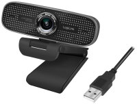 LogiLink Konferenz HD-USB-Webcam mit Dual-Mikrofon, 100 Grad