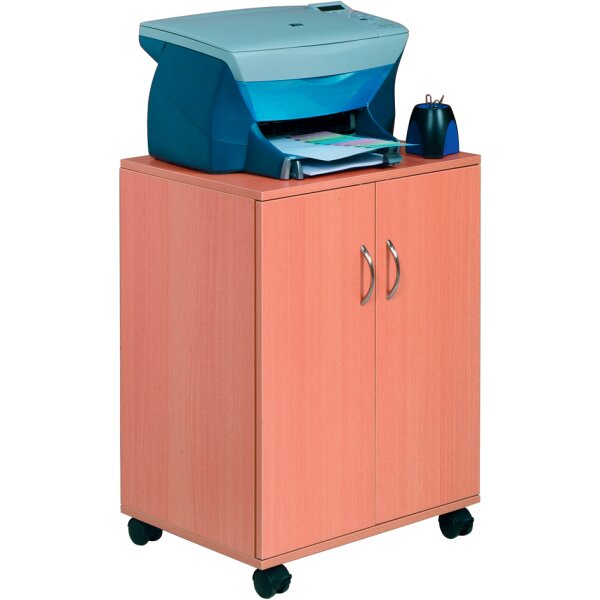 DURABLE Bürowagen "74 53", geschlossen, 3 Fächer, weiss